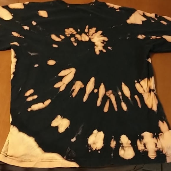 Support Your Local Bikers Reverse Tie Dye T Shirt - Picture 3 of 3